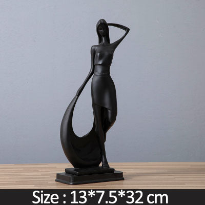 Nordic Minimalist Abstract Modern Sculpture Figure