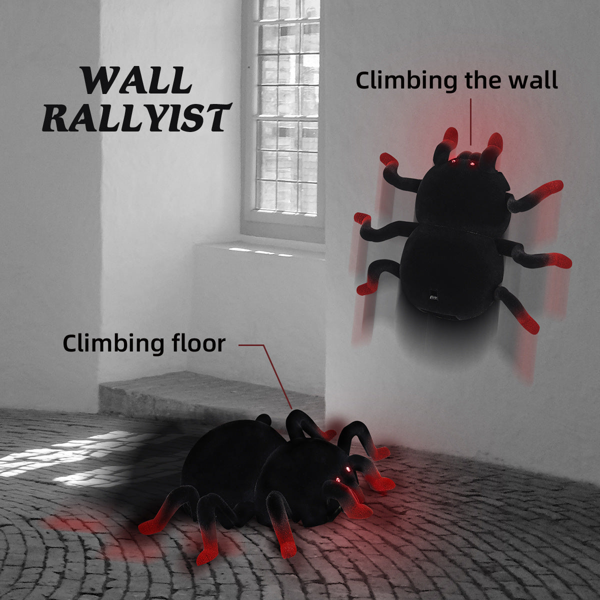 Simulation Wall-climbing Spider Halloween Toy