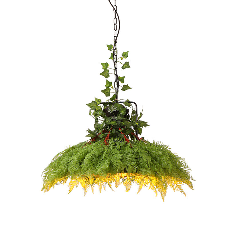 Green LED Chandelier In Spring