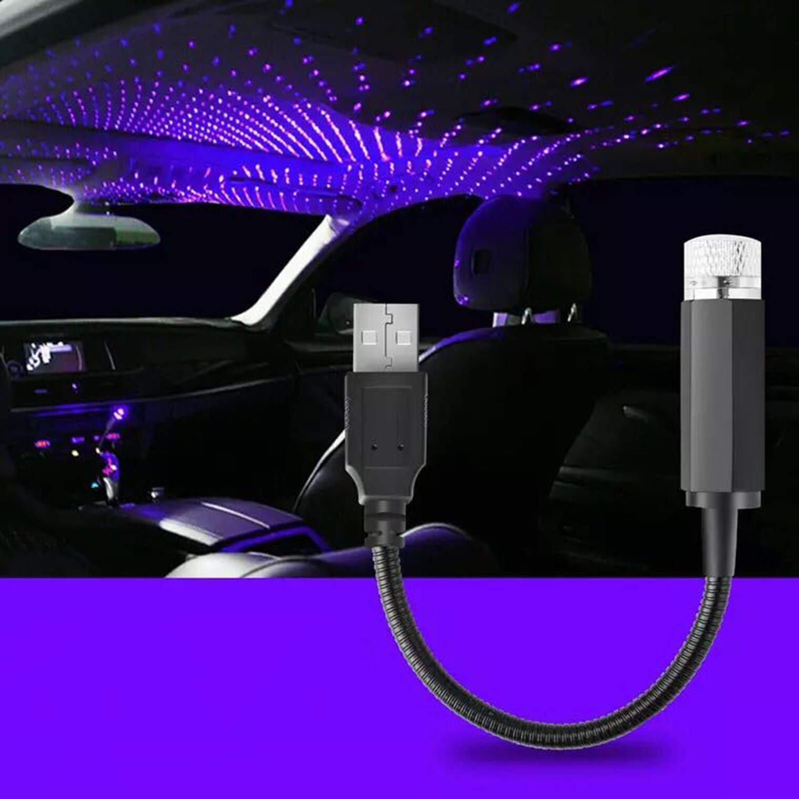 Car LED Starry Sky Night Light