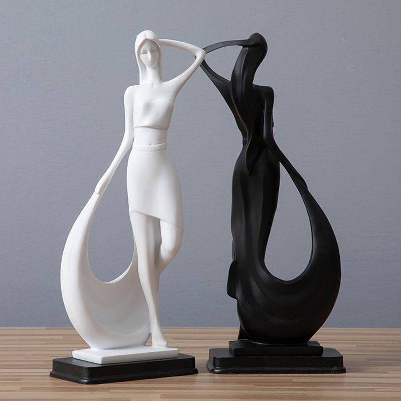 Nordic Minimalist Abstract Modern Sculpture Figure