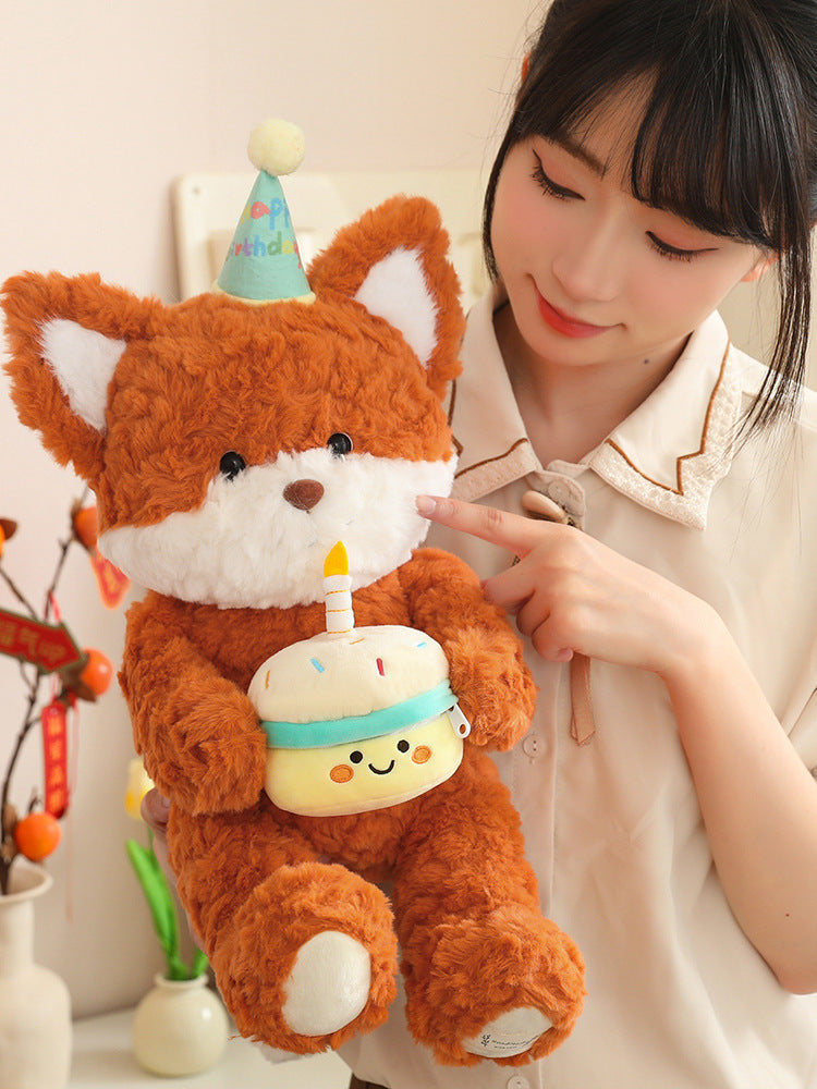 Cute Cake Teddy Bear Plush Toy