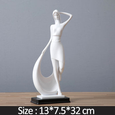 Nordic Minimalist Abstract Modern Sculpture Figure