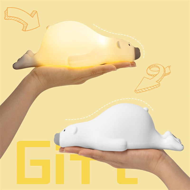 Cute Bear Silicone Night Light