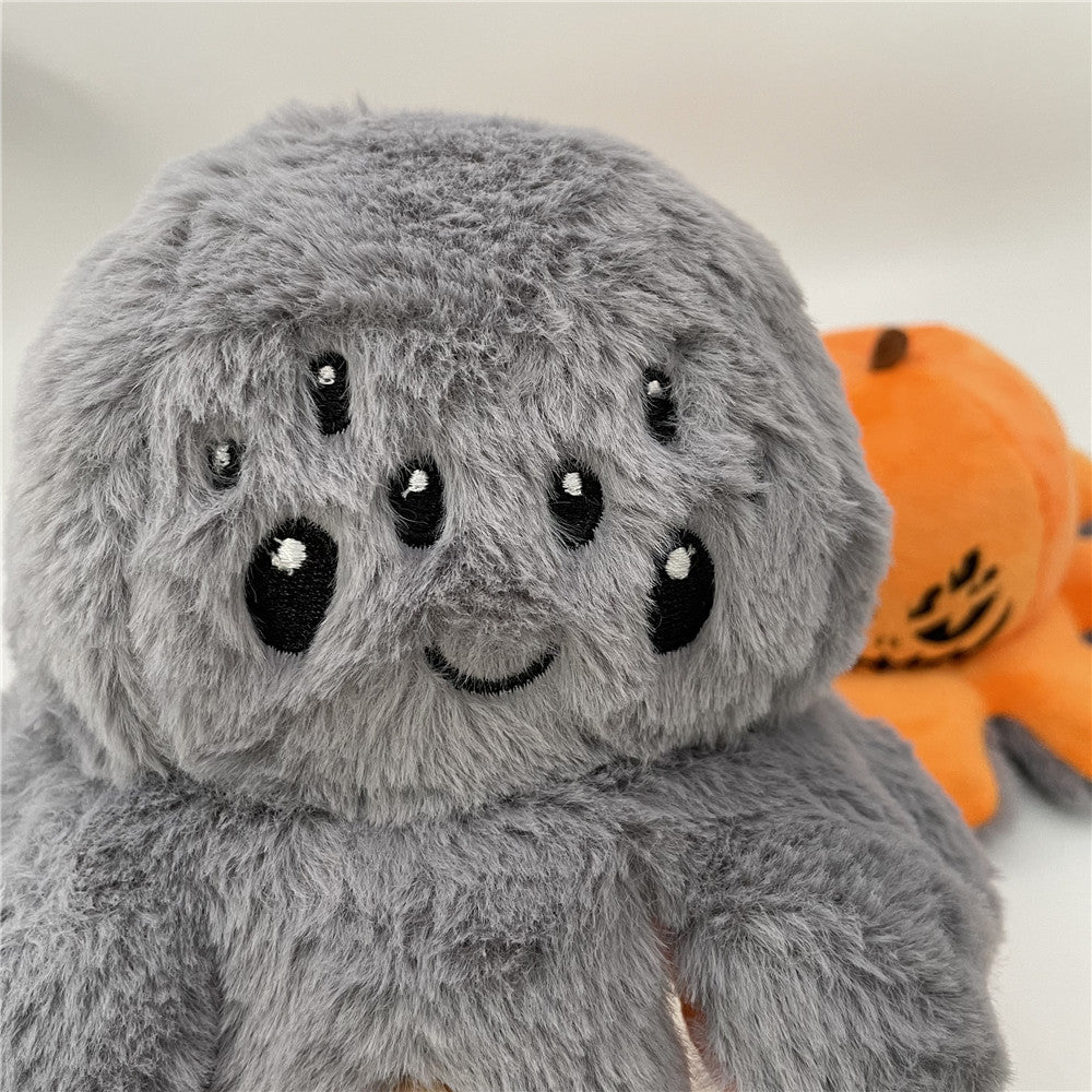 Pumpkin Spider Plush Toy