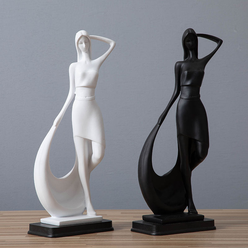 Nordic Minimalist Abstract Modern Sculpture Figure